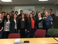 Needham High finance class visits local bank