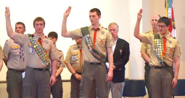 Three Westwood scouts named Eagles