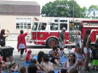 Touch-a-truck at Temple Aliyah