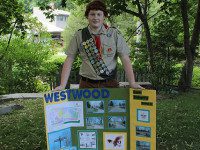 Westwood Boy Scout hosting car wash for project