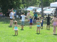 Fireman’s foam floods school field