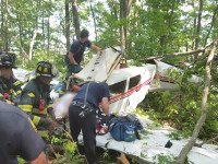 Westwood plane crash leaves two injured