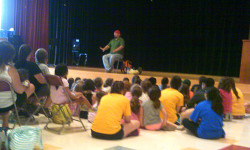 Big Ryan’s tales thrill Needham kids