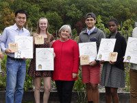 Youth volunteers celebrated at Farm ceremony