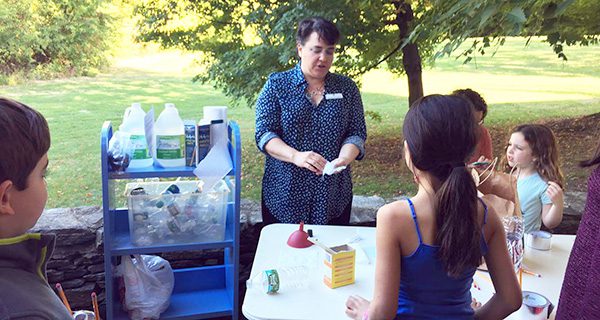 Rockets go off at Wellesley Library
