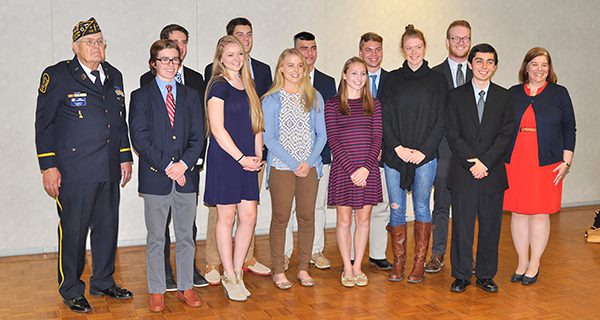Girls/Boys State participants attend Legion meeting