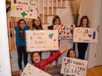Brownies collecting for Cradles to Crayons