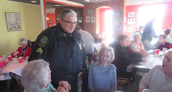 Westwood PD  gives back to seniors