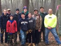 Boy Scouts clear Walpole trails