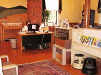 Sherborn Library settles into temporary home