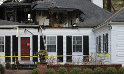 Two-alarm fire rages in Needham