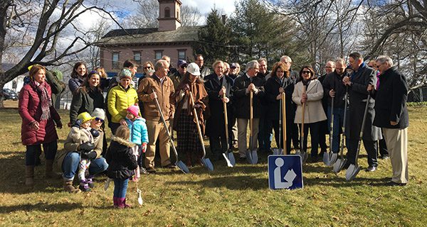 Sherborn Library has ceremonial groundbreaking