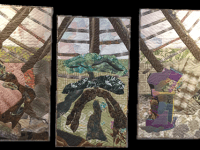 Needhamite Goody exhibits quilts at Arboretum