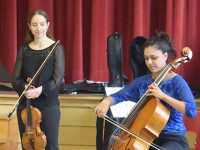 Friends of Music sponsor instrument demonstrations
