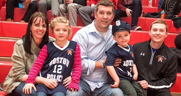 Declan Higgins serves as honorary captain at Battle of the Badges