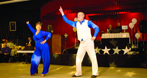 Needham dances with local stars