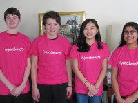 Robotics team attending FLL World Festival