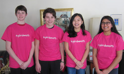 Robotics team attending FLL World Festival