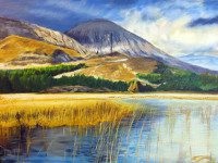 Student art on display at library