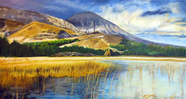 Student art on display at library