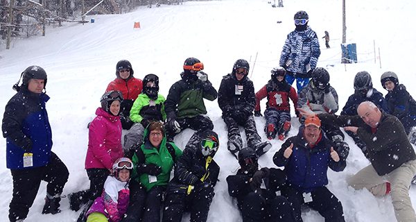 Troop 44 skis at Cranmore