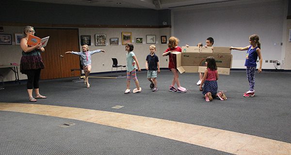Library kids perform show in one hour