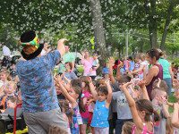 Bubble Man brings Westwood community together