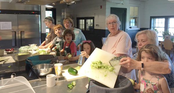 Intergeneration program visits the farm