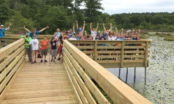 Stony Brook reopens boardwalk for autumn