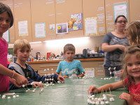Kids get creative with marshmallow structures