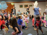 Youths sing and swing at library