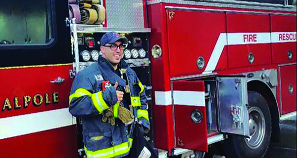 Firefighter Bailey one of Walpole’s finest