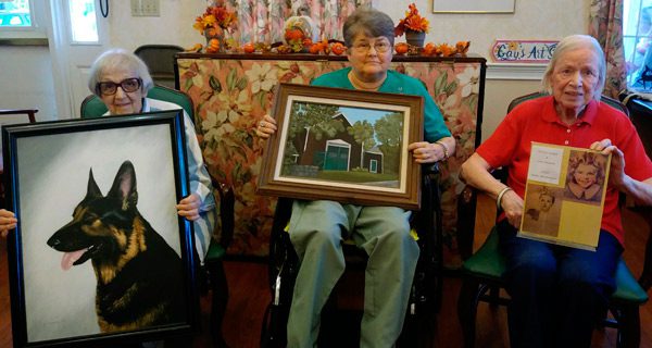 Upham House residents share artwork
