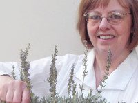 Betty Sanders presenting to Garden Club