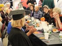 Seniors enjoy a COA Halloween treat