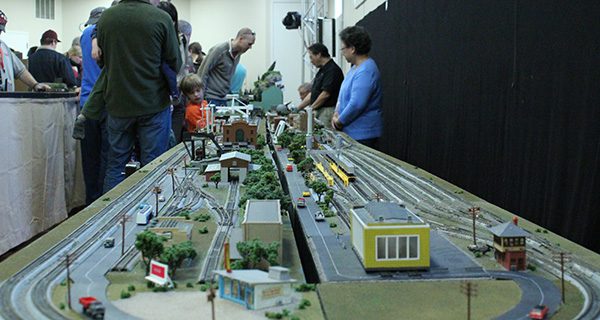 Community Center becomes model train station