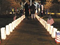 Veterans ceremony lights up Baxter Park