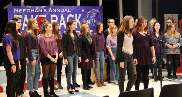 Needham High takes back the night