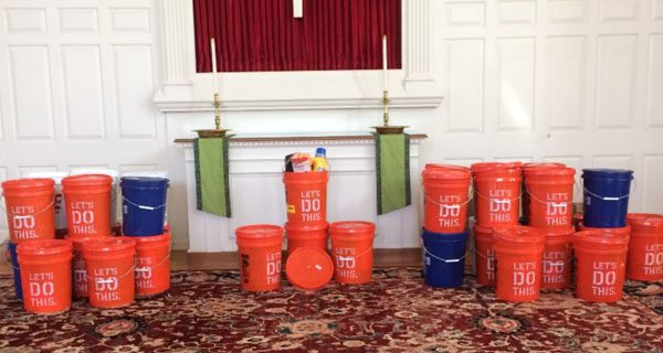 First Parish sends buckets of hope