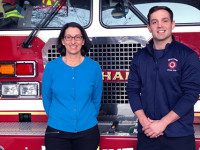 Storytime Crafts donates chair to FD