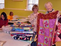 Sherborn residents quilt for a cause