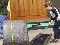 Library tees up mini-golf event