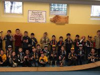 Pack 23 holds pinewood derby