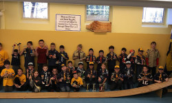 Pack 23 holds pinewood derby