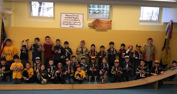 Pack 23 holds pinewood derby