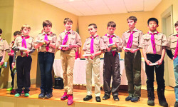 Scouts hold winter Court of Honor