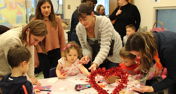 Needham Library hosts Valentine’s Day crafts