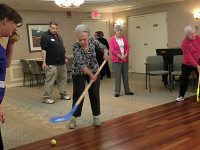 New Pond residents conduct Winter Olympics