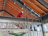 Sherborn Library construction continues