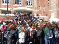 Walpole students participate in national walkout